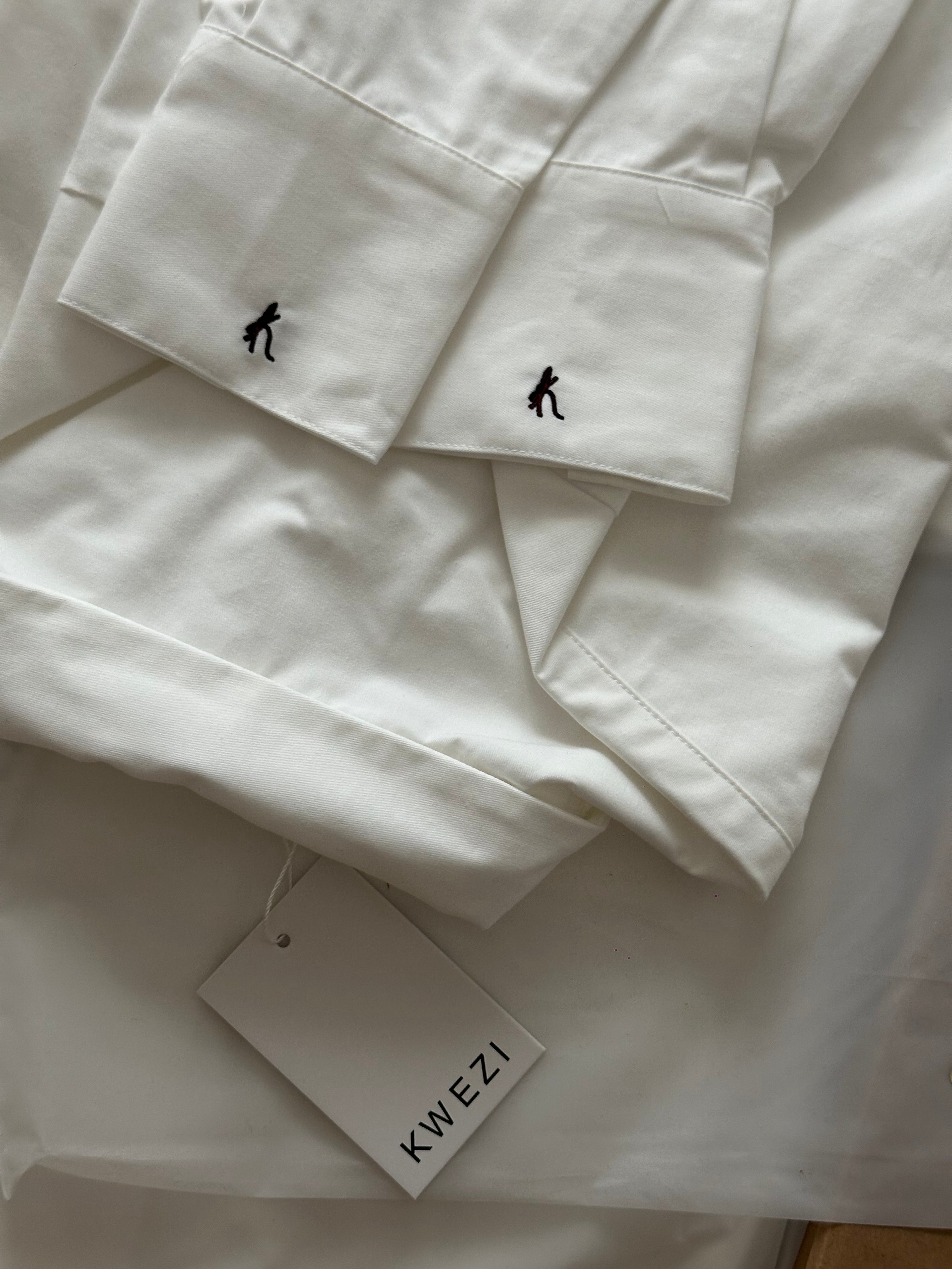 Oxford Cotton Button Up Shirt - ‘Scarlett’ | White